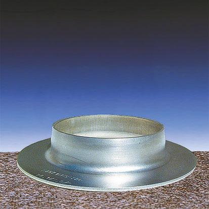 Flanged wheel for welding